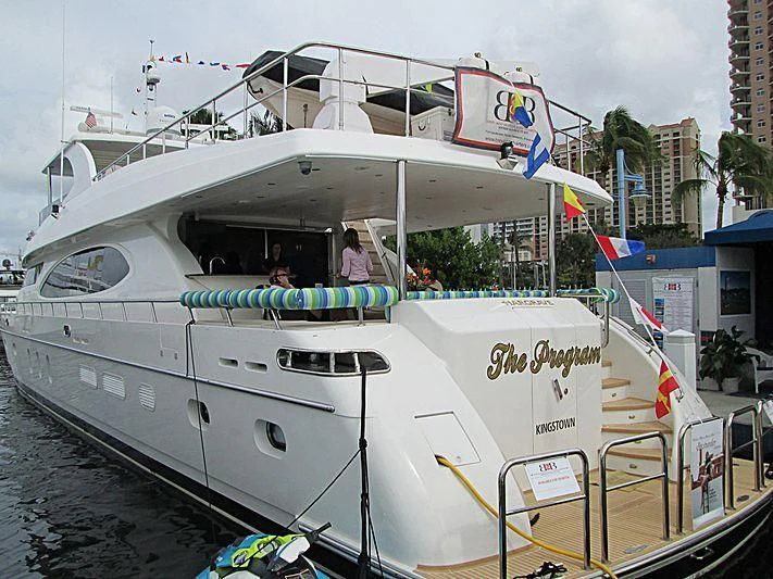 a boat with people on it aboard DREAM ON Yacht for Sale