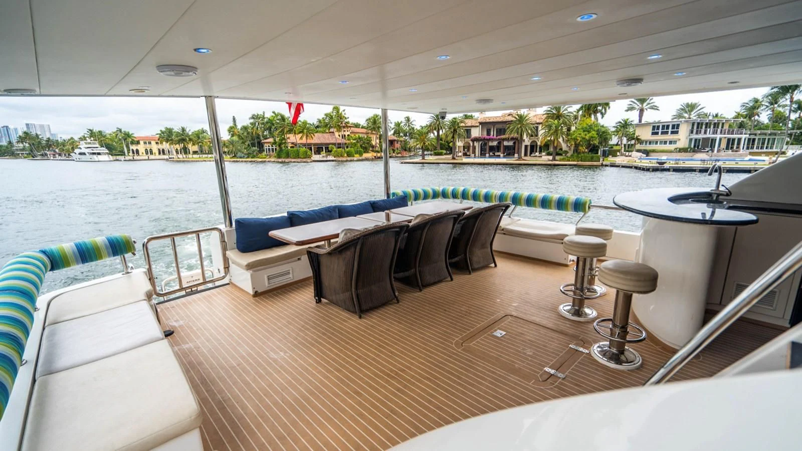 a boat on the water aboard DREAM ON Yacht for Sale