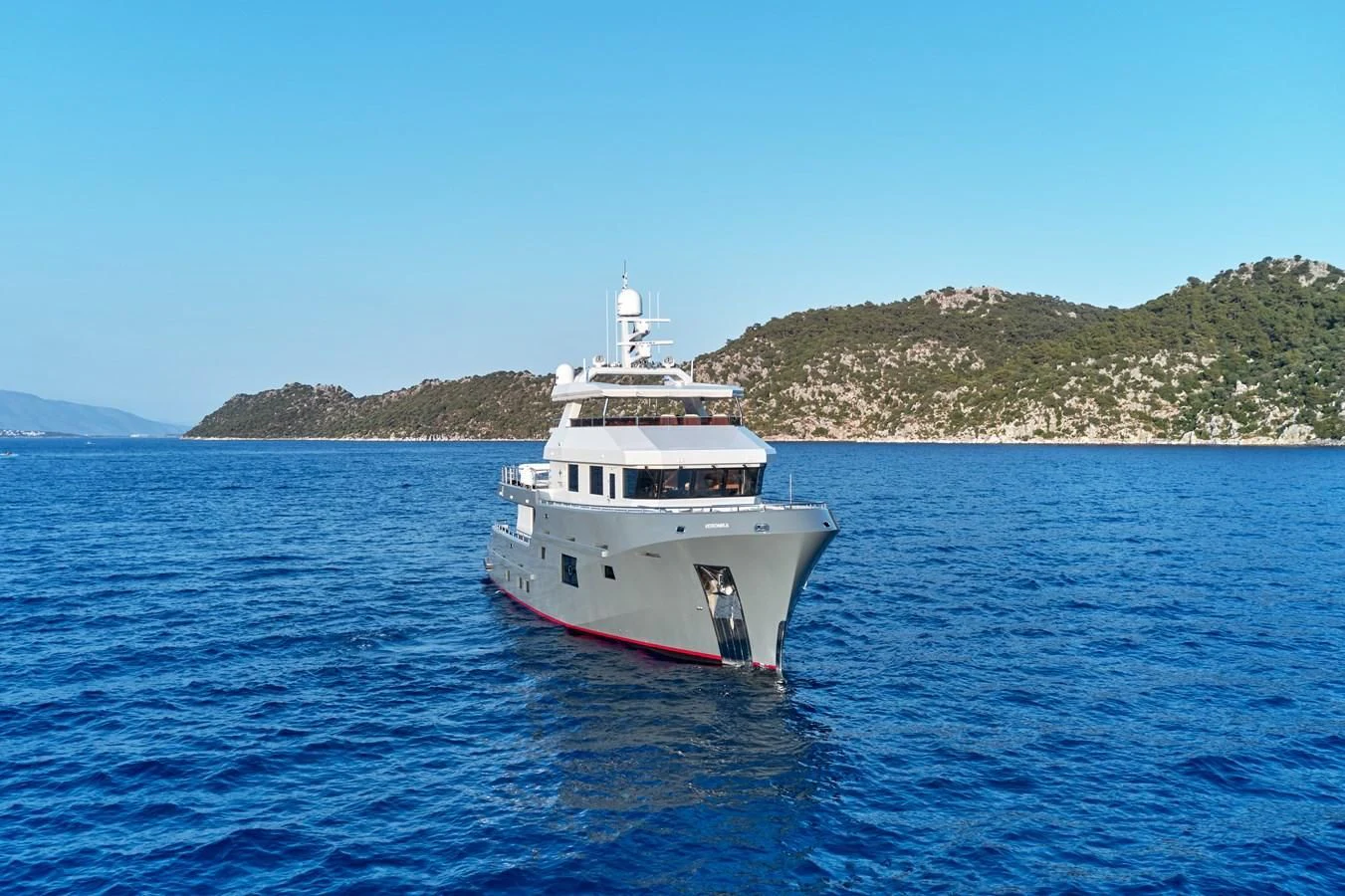 a boat in the water aboard BERING 88/05 Yacht for Sale