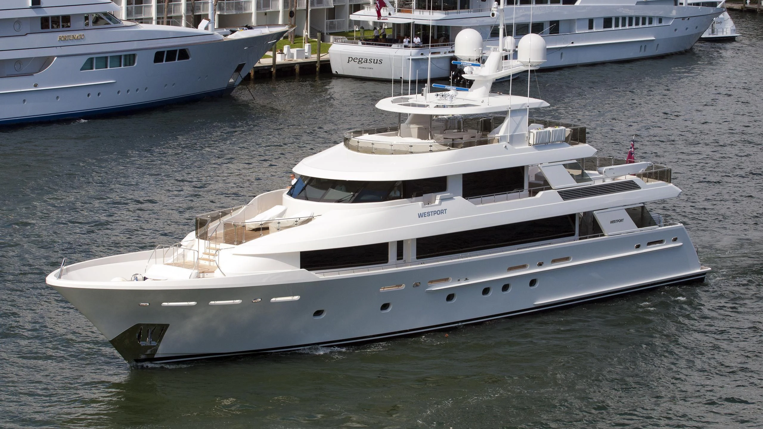 a white yacht in the water aboard JESTSTREAM Yacht for Sale