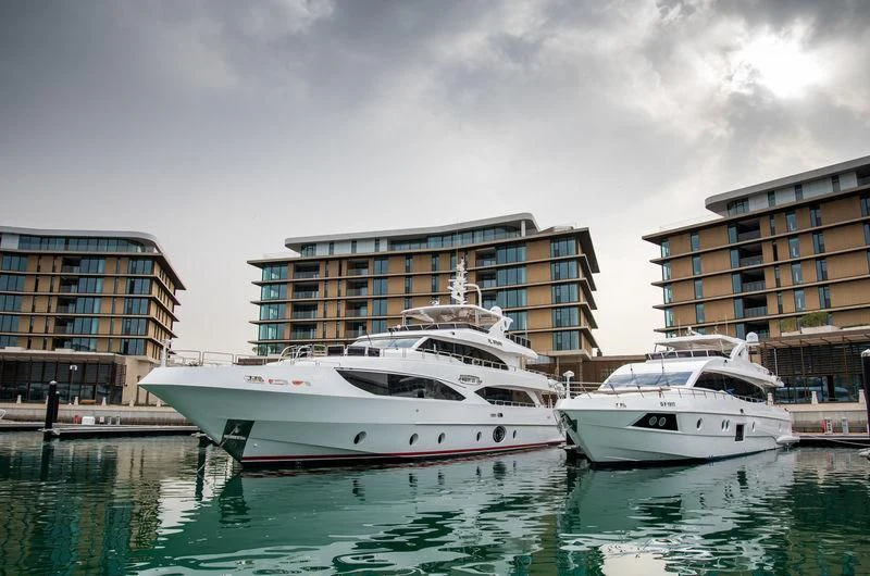 a couple of boats docked aboard PERSISTENCE Yacht for Sale