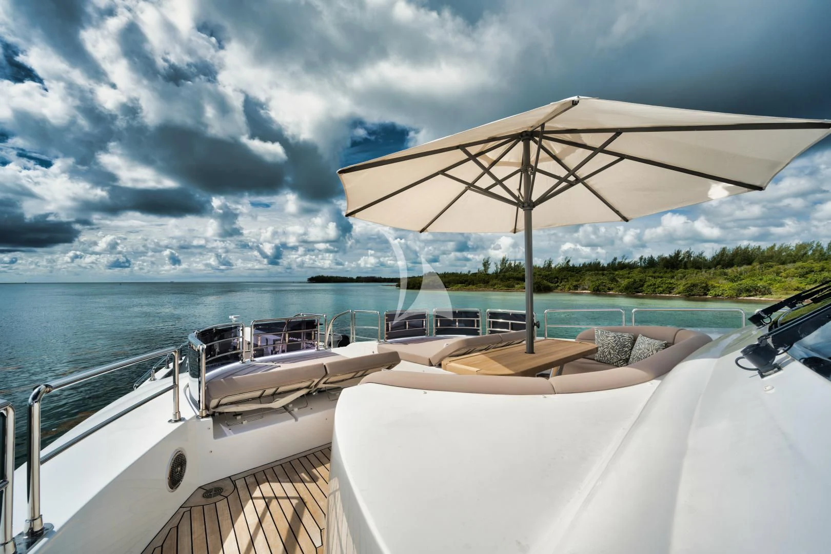 a boat on the water aboard PERSISTENCE Yacht for Sale