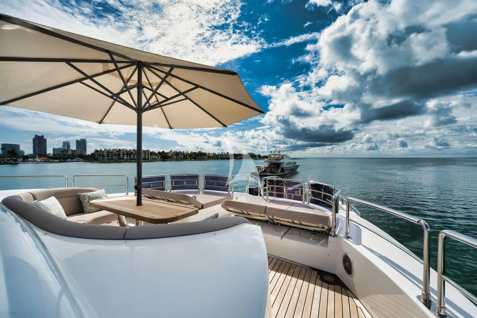 a boat on the water aboard PERSISTENCE Yacht for Sale