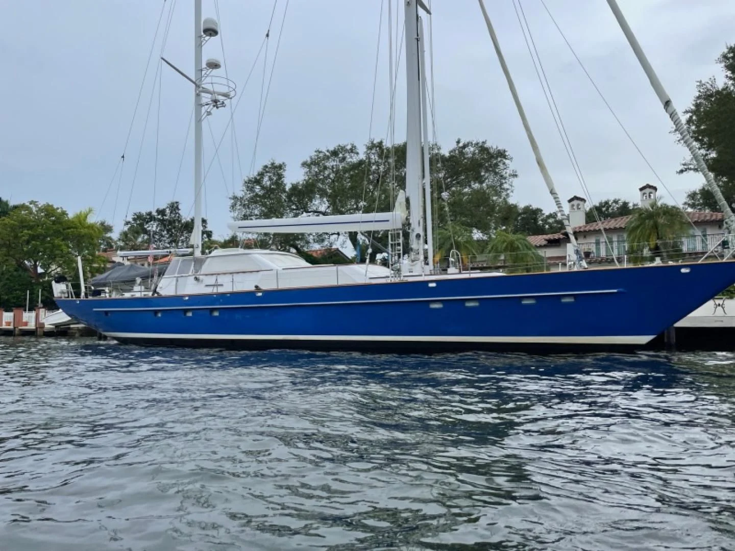 a boat on the water aboard SUNDAY MORNING Yacht for Sale