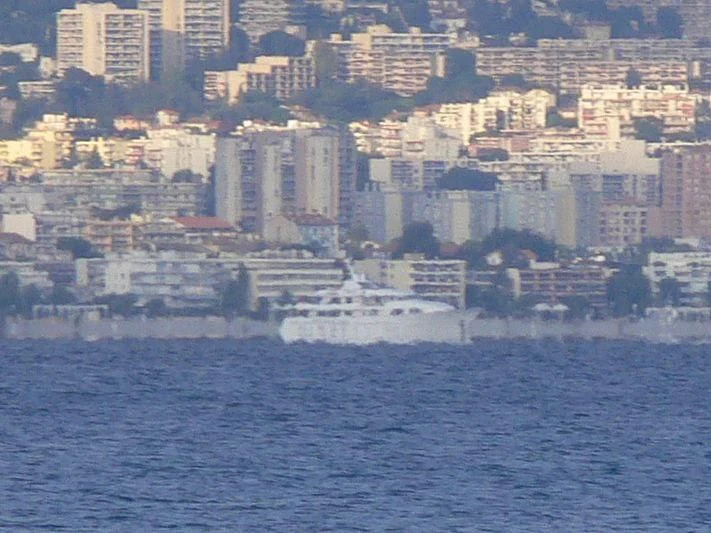a city on the water aboard AMBITION Yacht for Sale