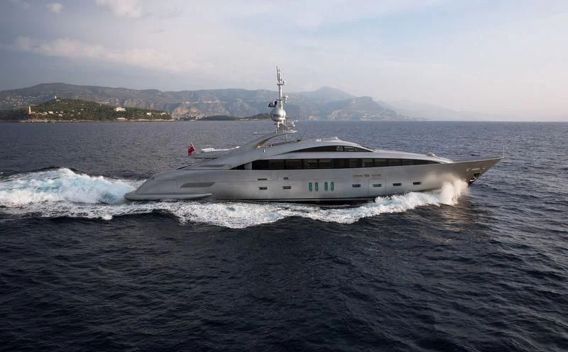 a boat on the water aboard SILVER WIND Yacht for Charter