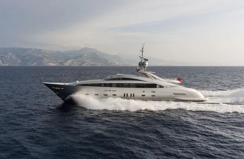 a boat on the water aboard SILVER WIND Yacht for Charter