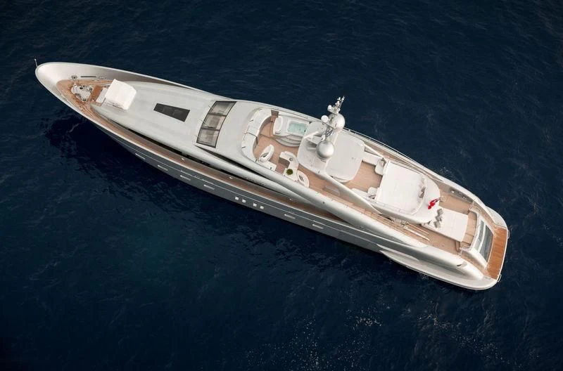a satellite in the ocean aboard SILVER WIND Yacht for Charter