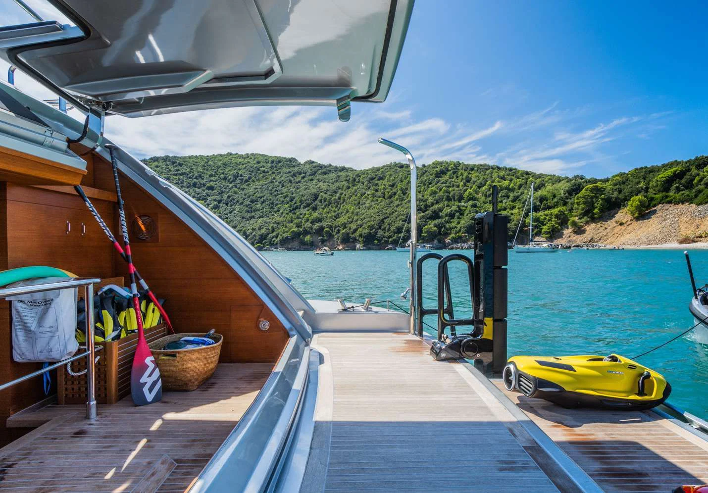 a boat on the water aboard SILVER WIND Yacht for Charter