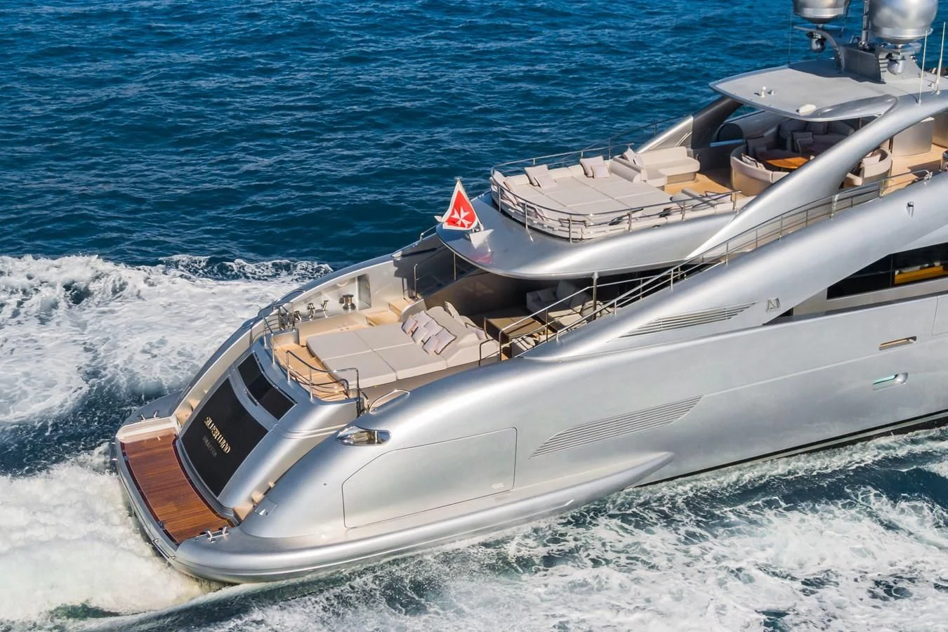a boat on the beach aboard SILVER WIND Yacht for Charter
