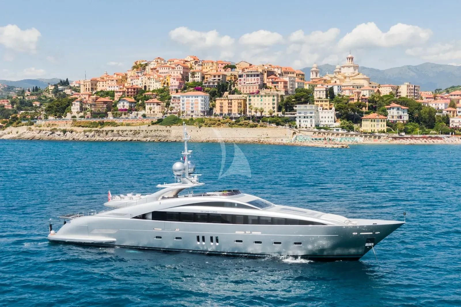 a boat on the water aboard SILVER WIND Yacht for Charter