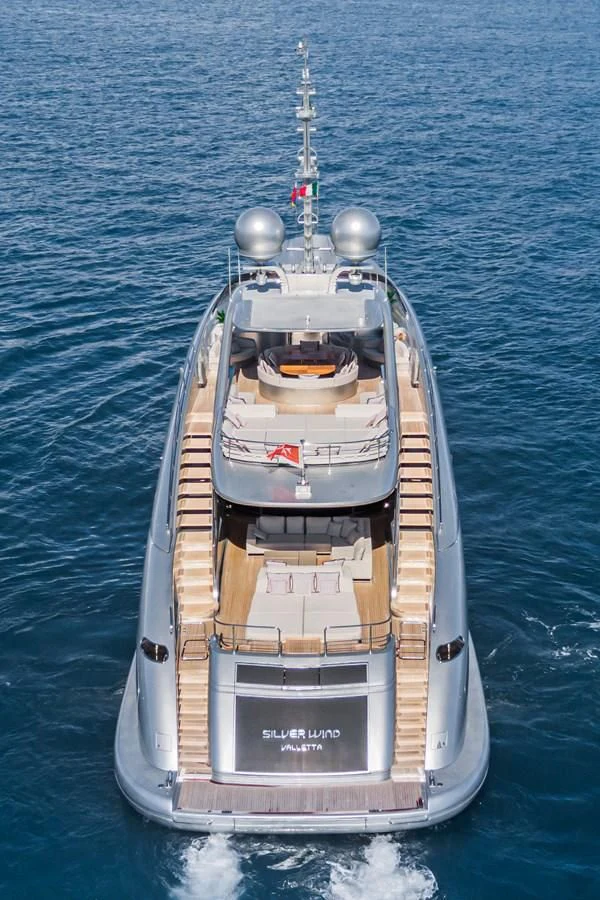 a ship in the water aboard SILVER WIND Yacht for Charter