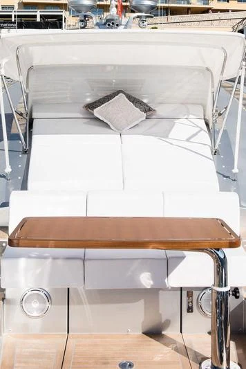 a white rectangular object with a square object on it aboard SILVER WIND Yacht for Charter