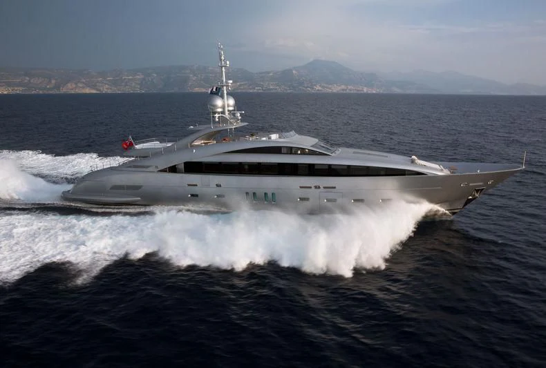 a ship on the water aboard SILVER WIND Yacht for Charter