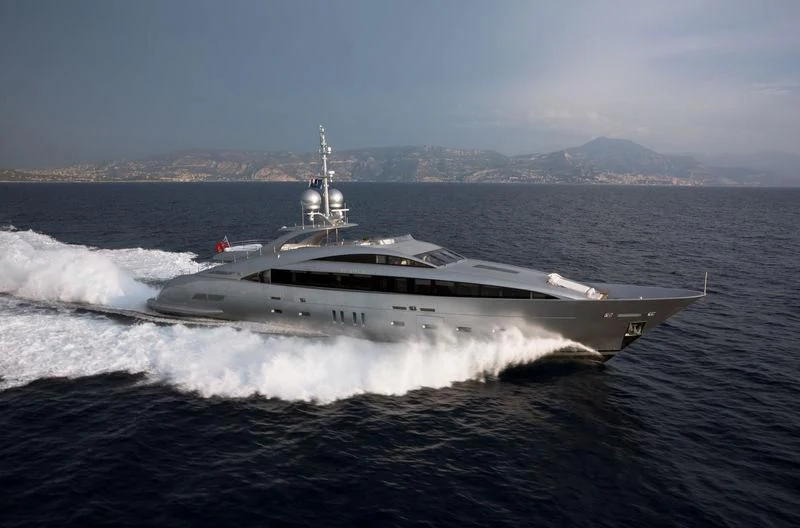 a ship on the water aboard SILVER WIND Yacht for Charter