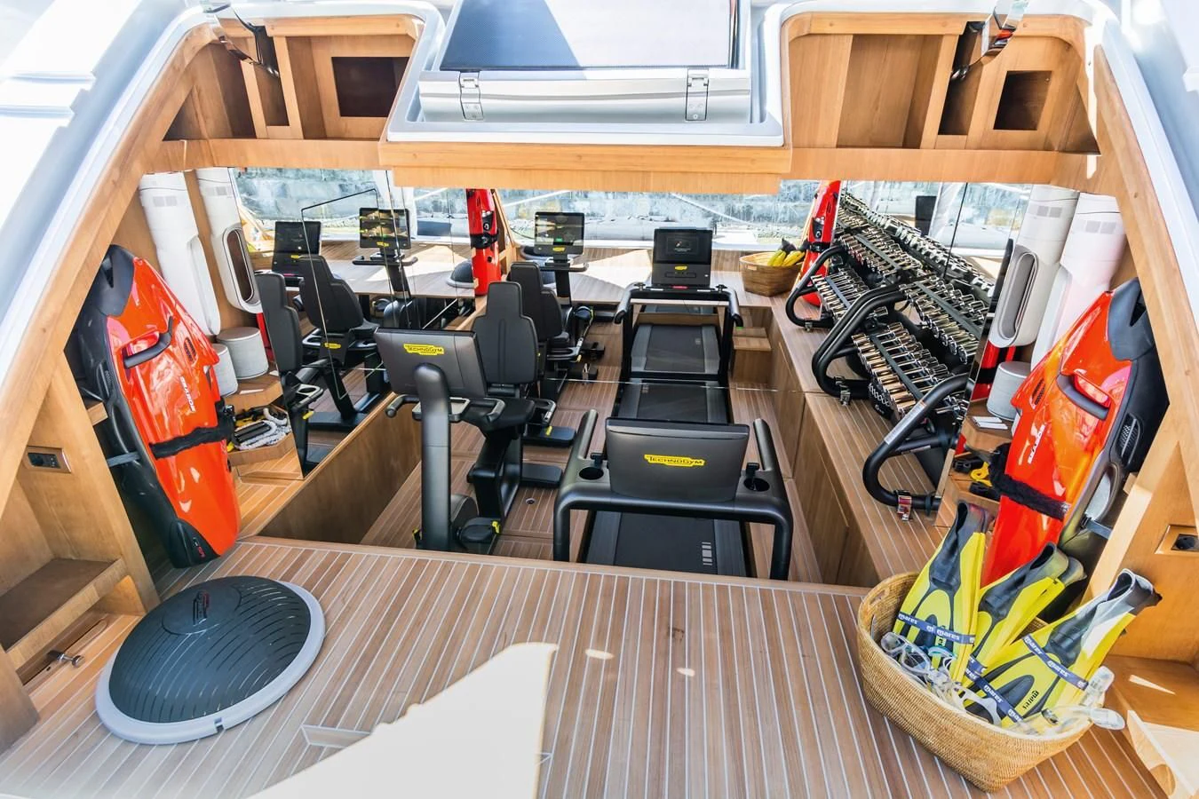 a room with a large group of electronic equipment aboard SILVER WIND Yacht for Charter