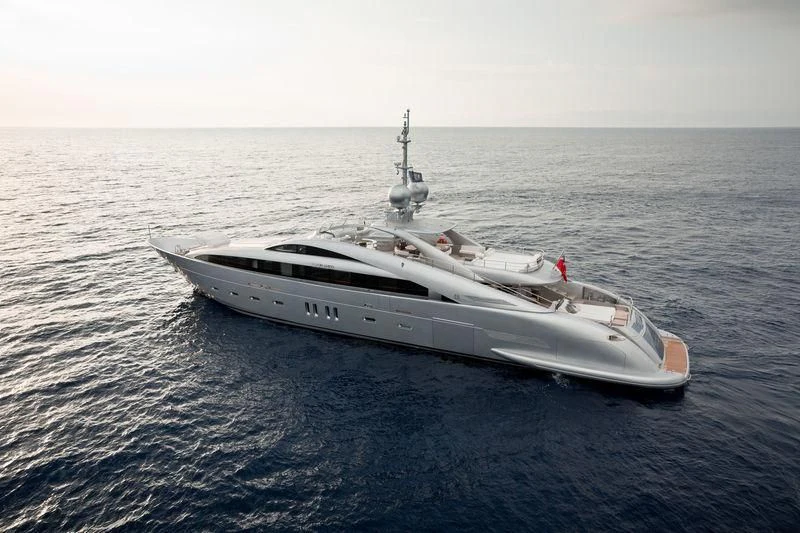 a boat in the water aboard SILVER WIND Yacht for Charter