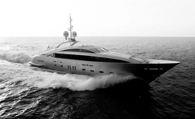 a boat in the water aboard SILVER WIND Yacht for Charter