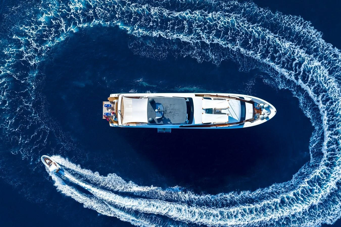 a boat in the water aboard BLUES Yacht for Sale