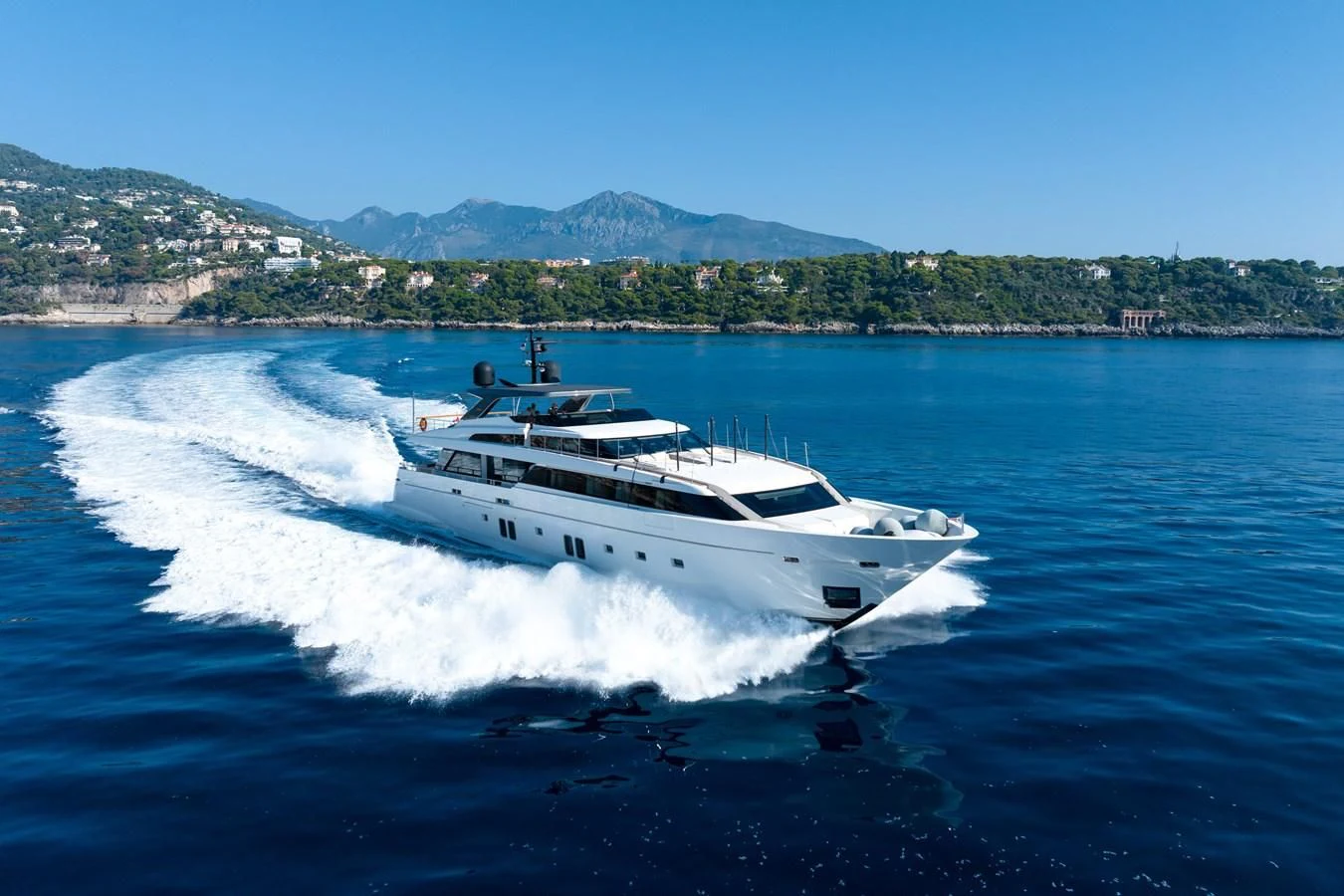 a boat on the water aboard BLUES Yacht for Sale