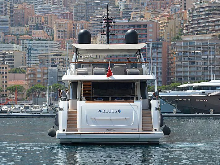 a boat on the water aboard BLUES Yacht for Sale