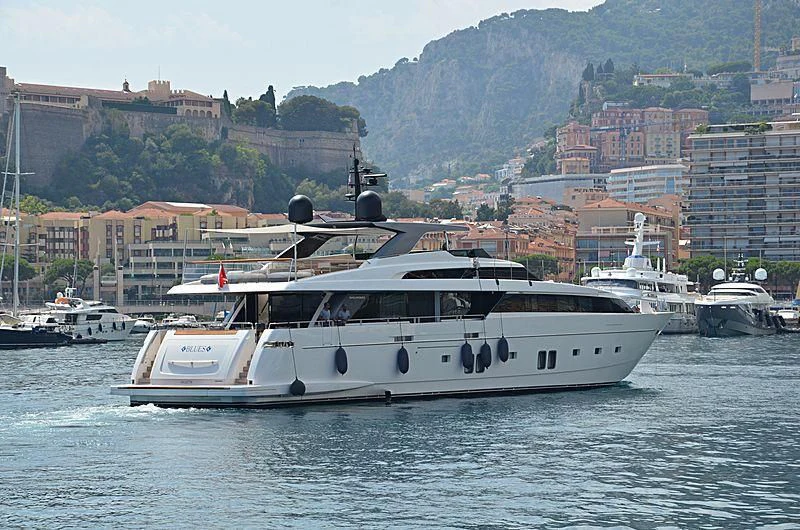 a boat in the water aboard BLUES Yacht for Sale