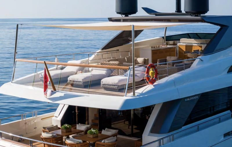 a boat on the water aboard BLUES Yacht for Sale