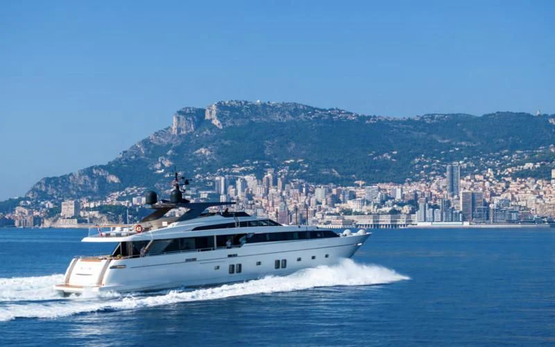 a boat on the water aboard BLUES Yacht for Sale