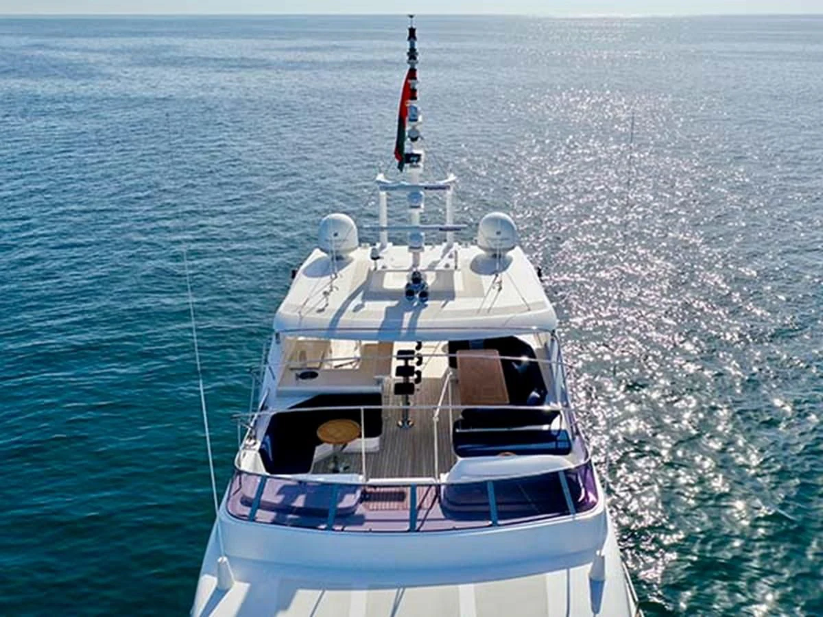 a boat in the water aboard AL WASMY I Yacht for Sale