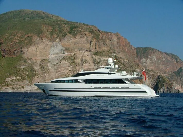 a boat on the water aboard VERSE Yacht for Sale
