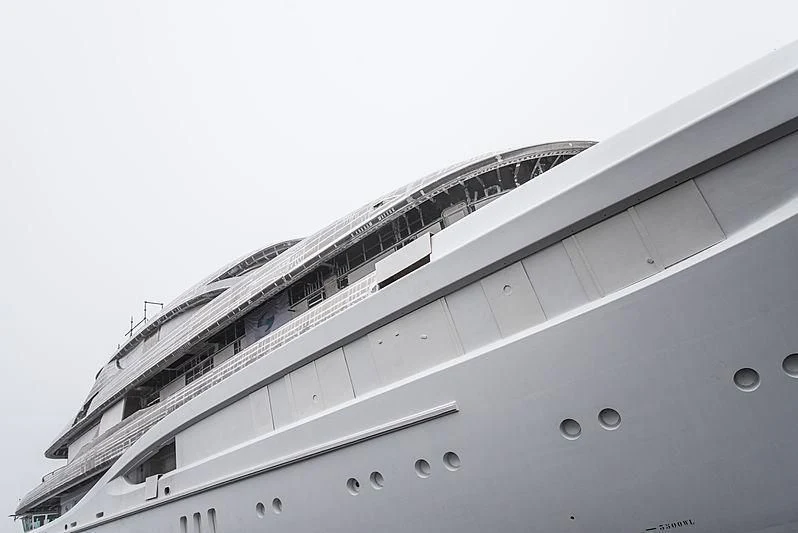 a close-up of a bridge aboard PODIUM Yacht for Sale