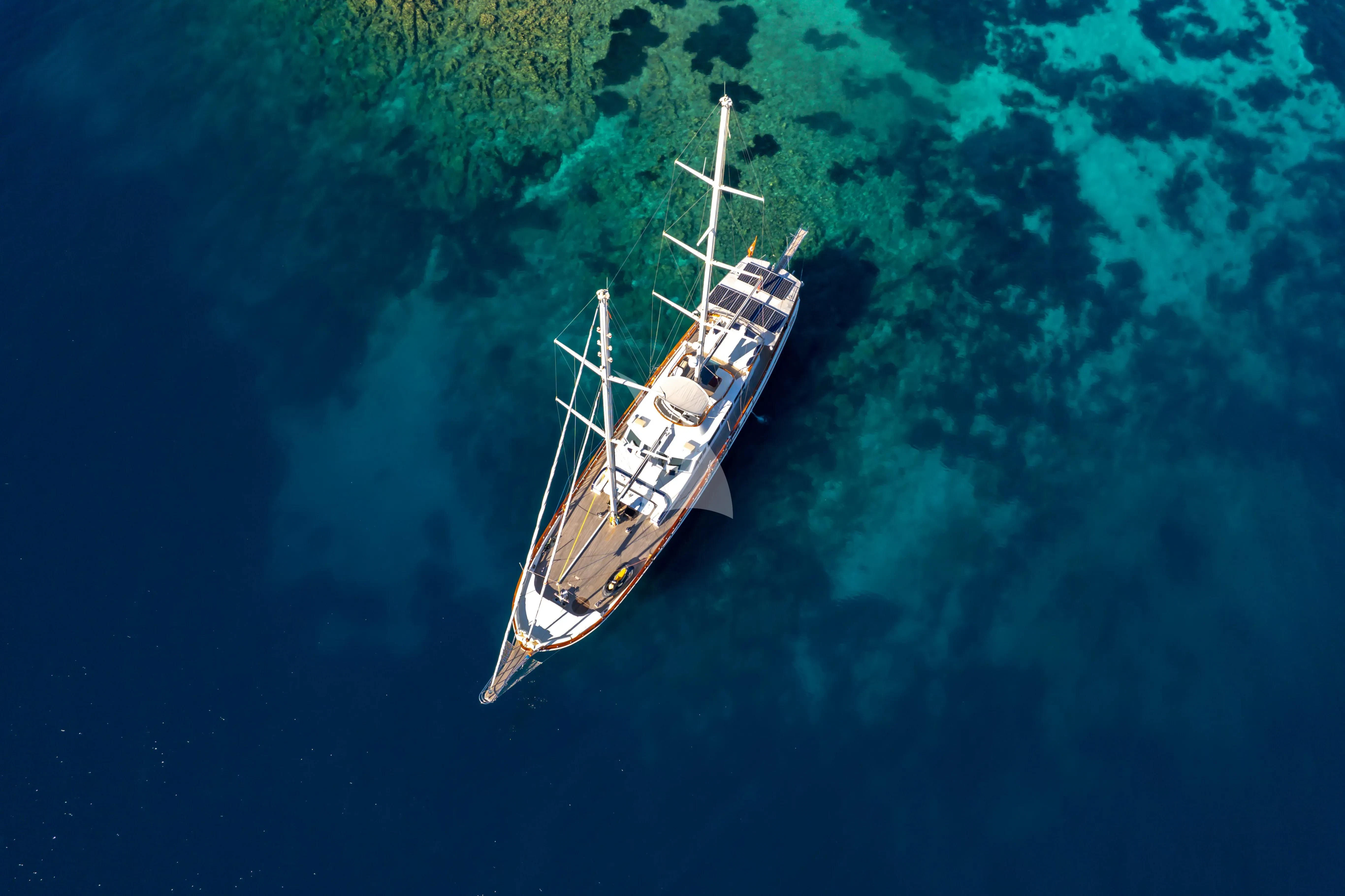 a boat in the water aboard DOUBLE EAGLE Yacht for Sale