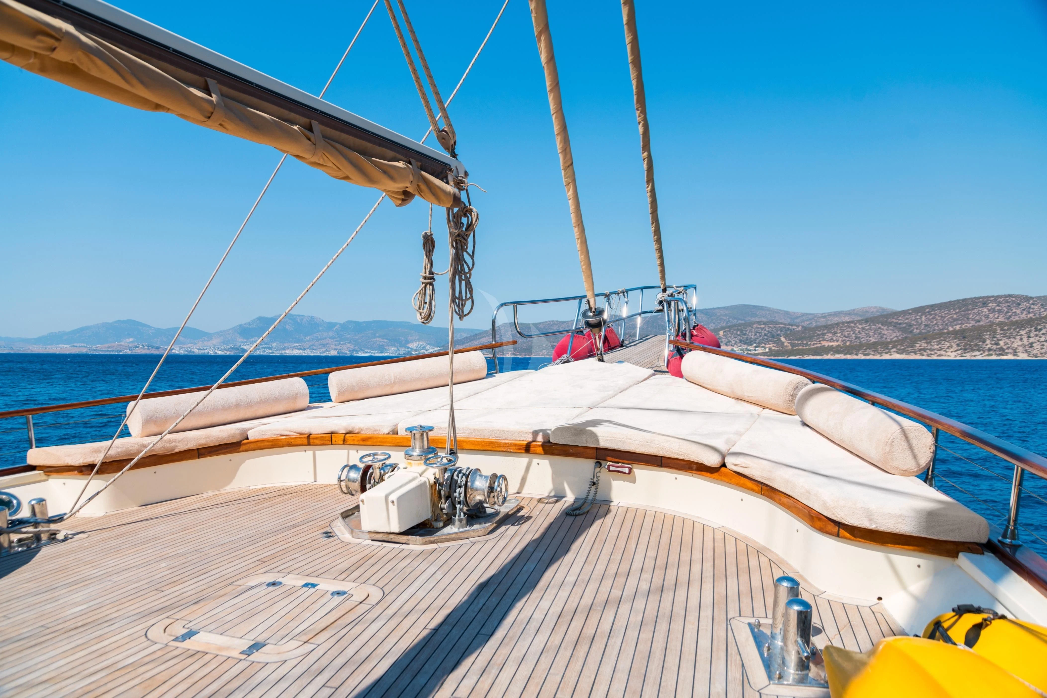 a boat on the water aboard DOUBLE EAGLE Yacht for Sale