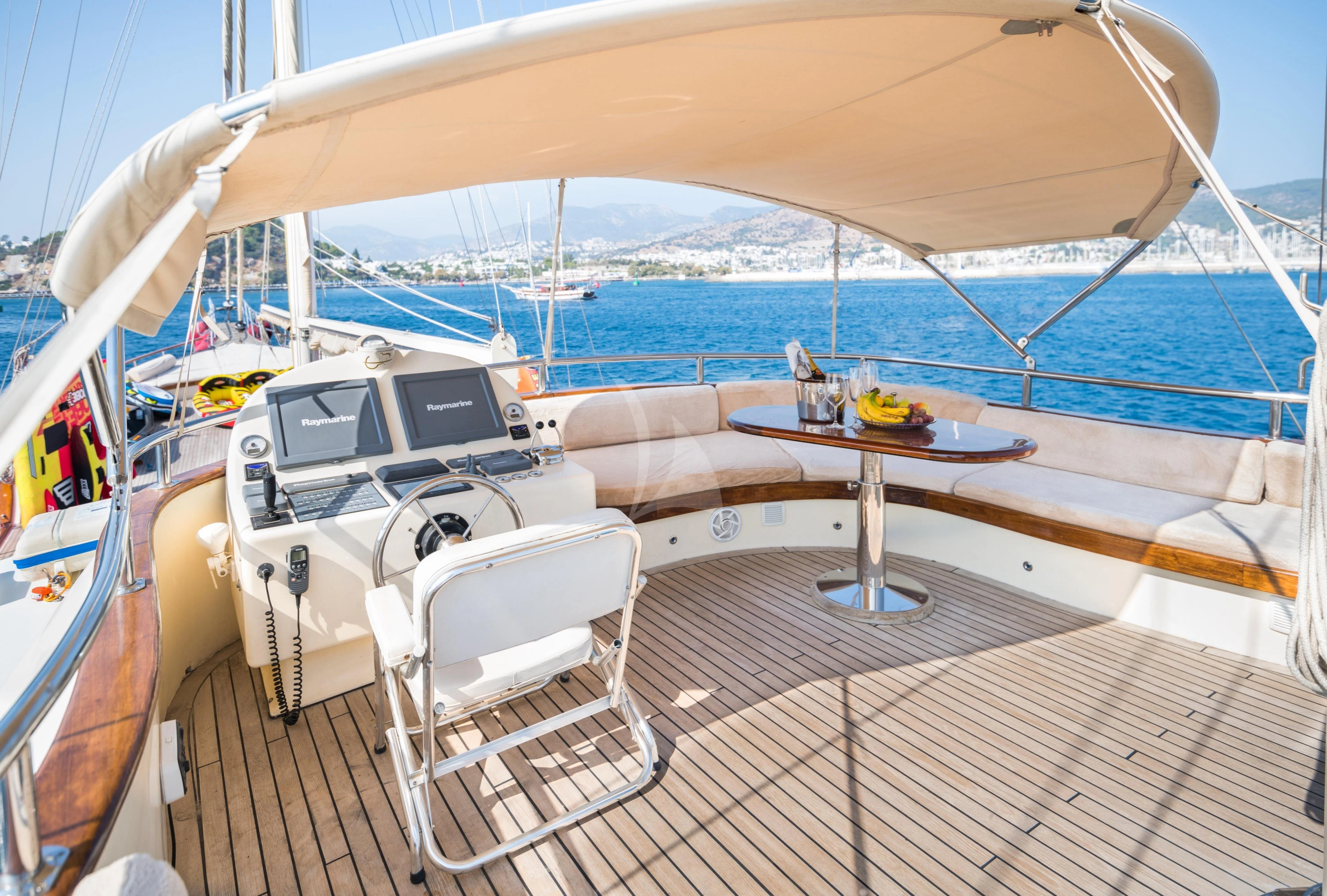 a boat on the water aboard DOUBLE EAGLE Yacht for Sale