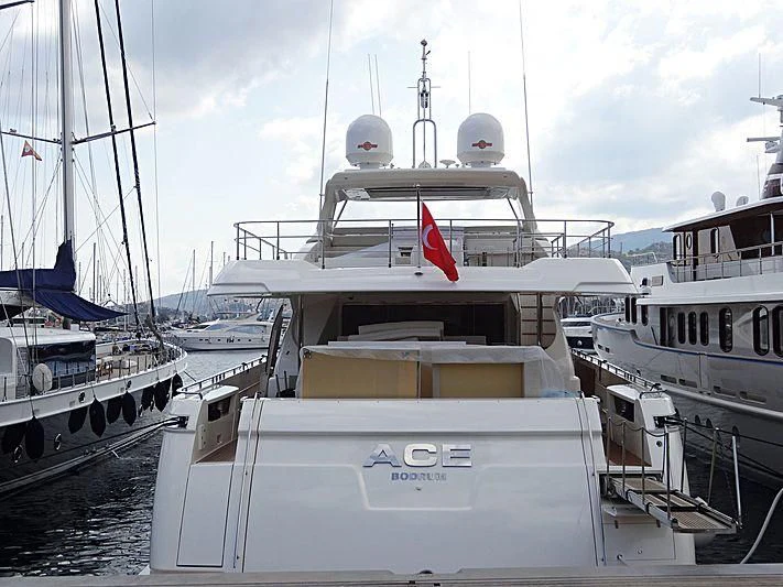 a boat in the water aboard HAPPY 2 Yacht for Sale