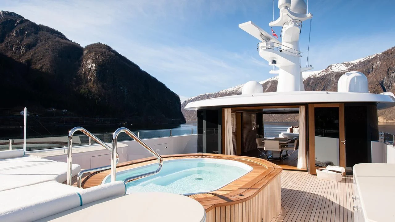 a boat on the water aboard EVENT Yacht for Sale