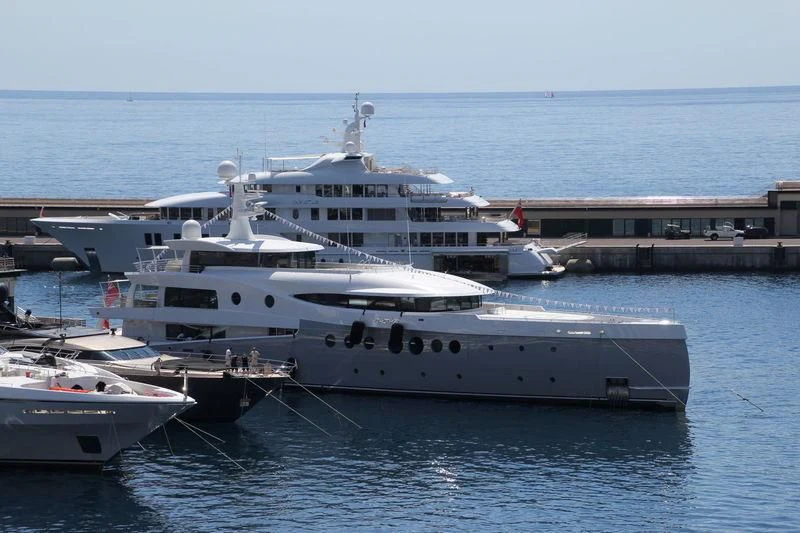 a group of boats in the water aboard EVENT Yacht for Sale