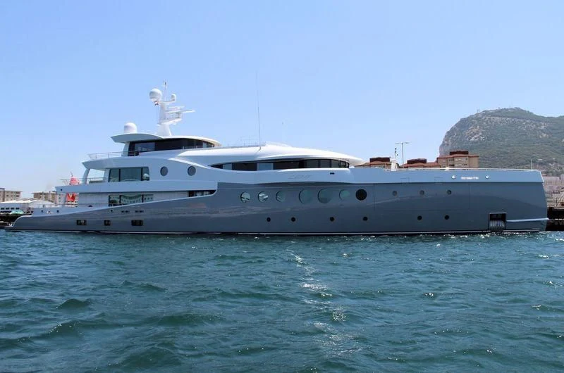 a boat in the water aboard EVENT Yacht for Sale
