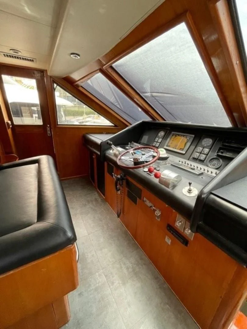 inside of a vehicle aboard MR. ED Yacht for Sale