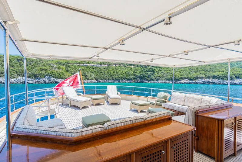 a boat on the water aboard MESERRET Yacht for Sale