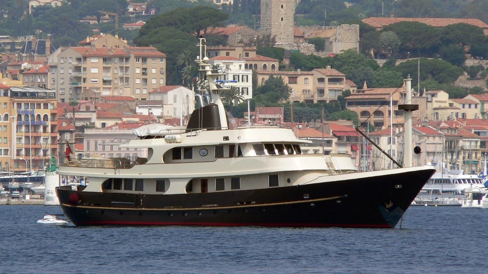 a boat in the water aboard MESERRET Yacht for Sale