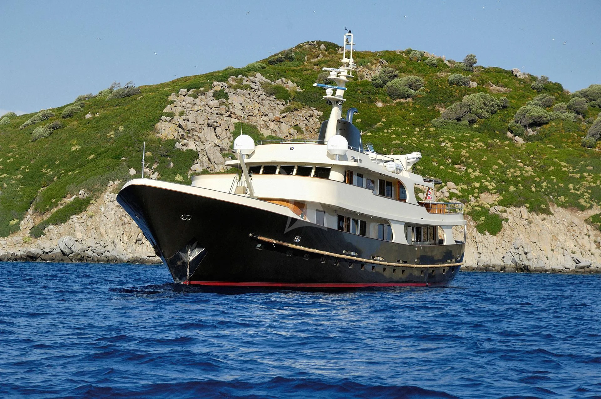 a boat in the water aboard MESERRET Yacht for Sale