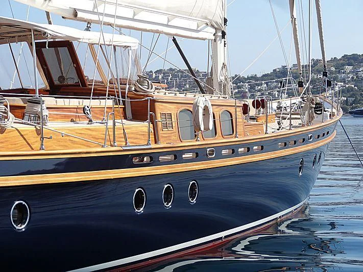 a boat on the water aboard ILIOS Yacht for Sale