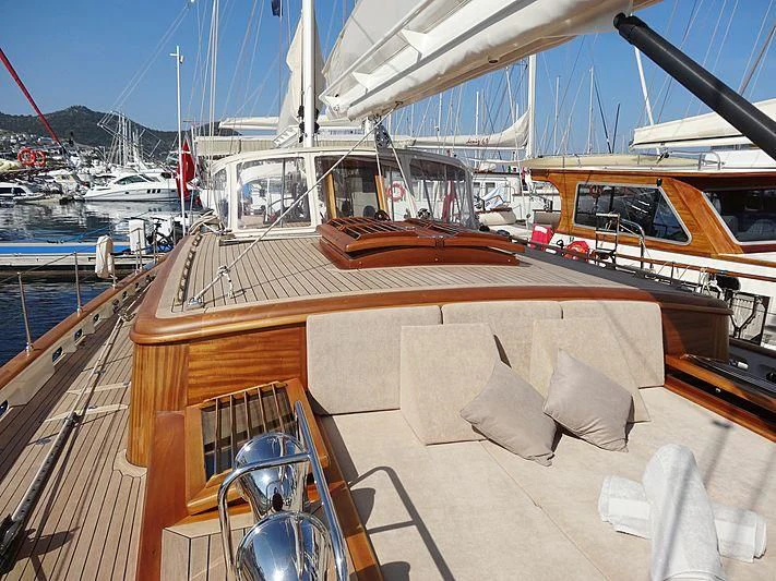 a boat on the water aboard ILIOS Yacht for Sale
