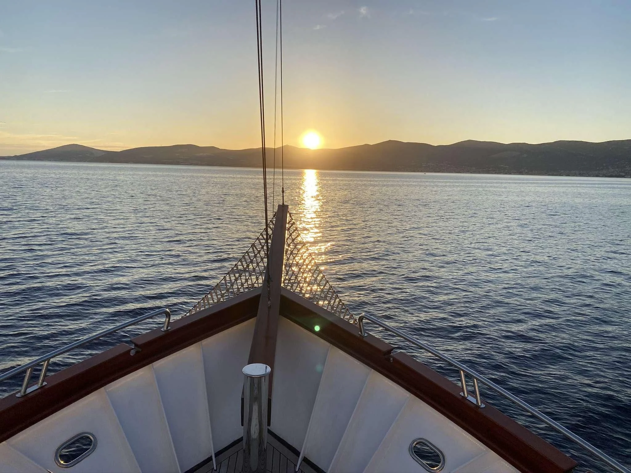 a boat on the water aboard ALMISSA Yacht for Sale