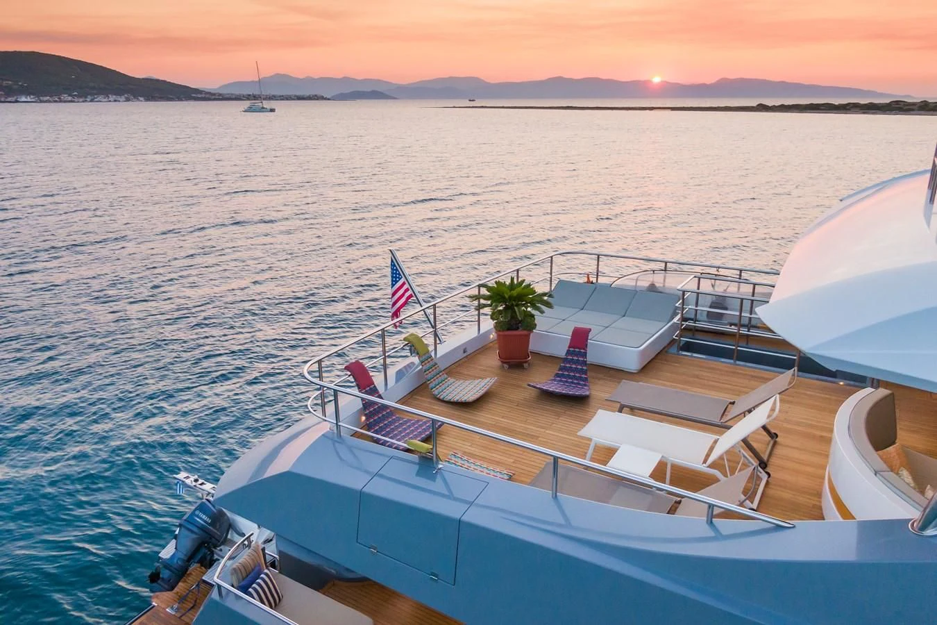 a boat on the water aboard LEONIDAS Yacht for Sale