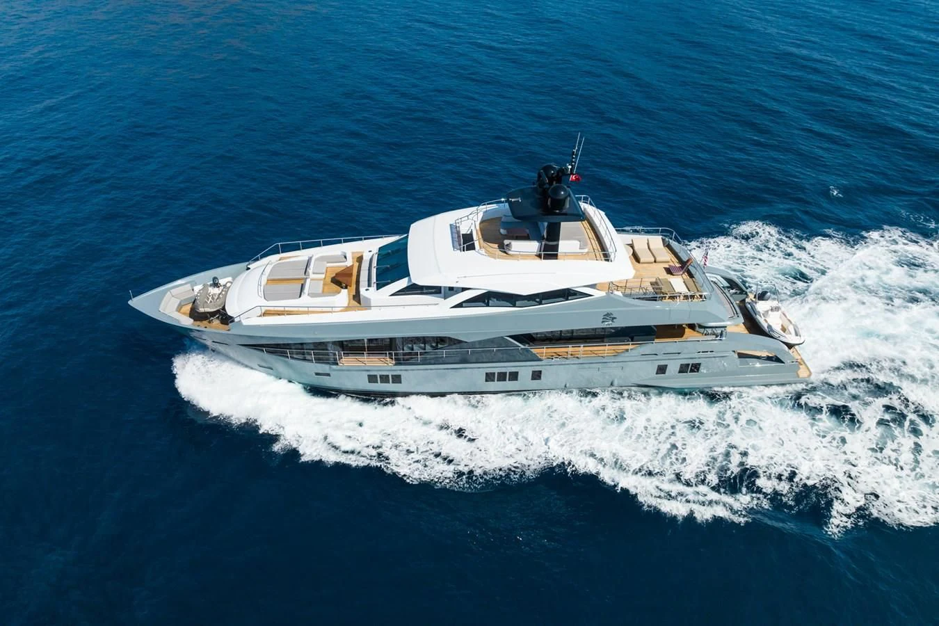 a boat on the water aboard LEONIDAS Yacht for Sale