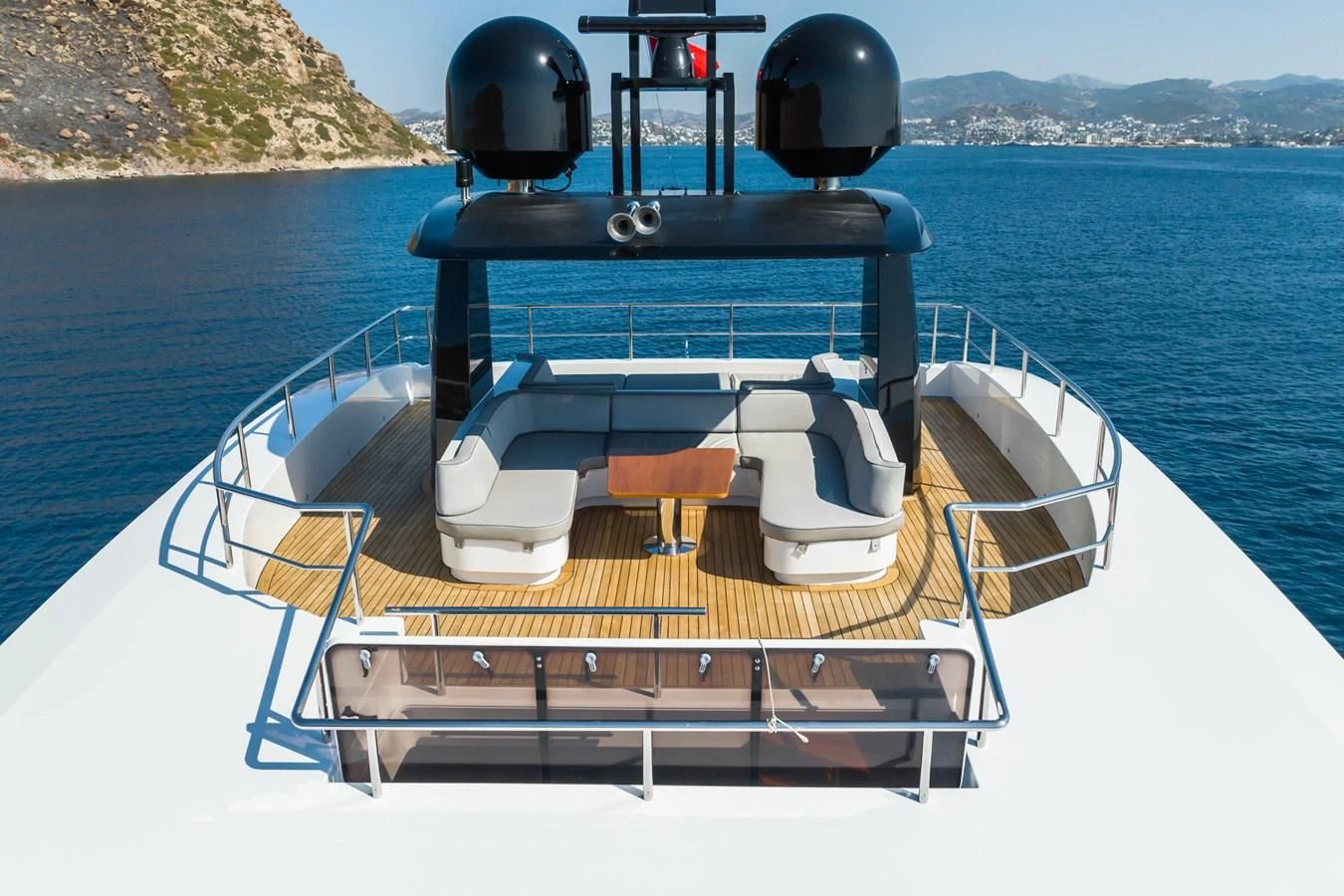 a boat on the water aboard LEONIDAS Yacht for Sale
