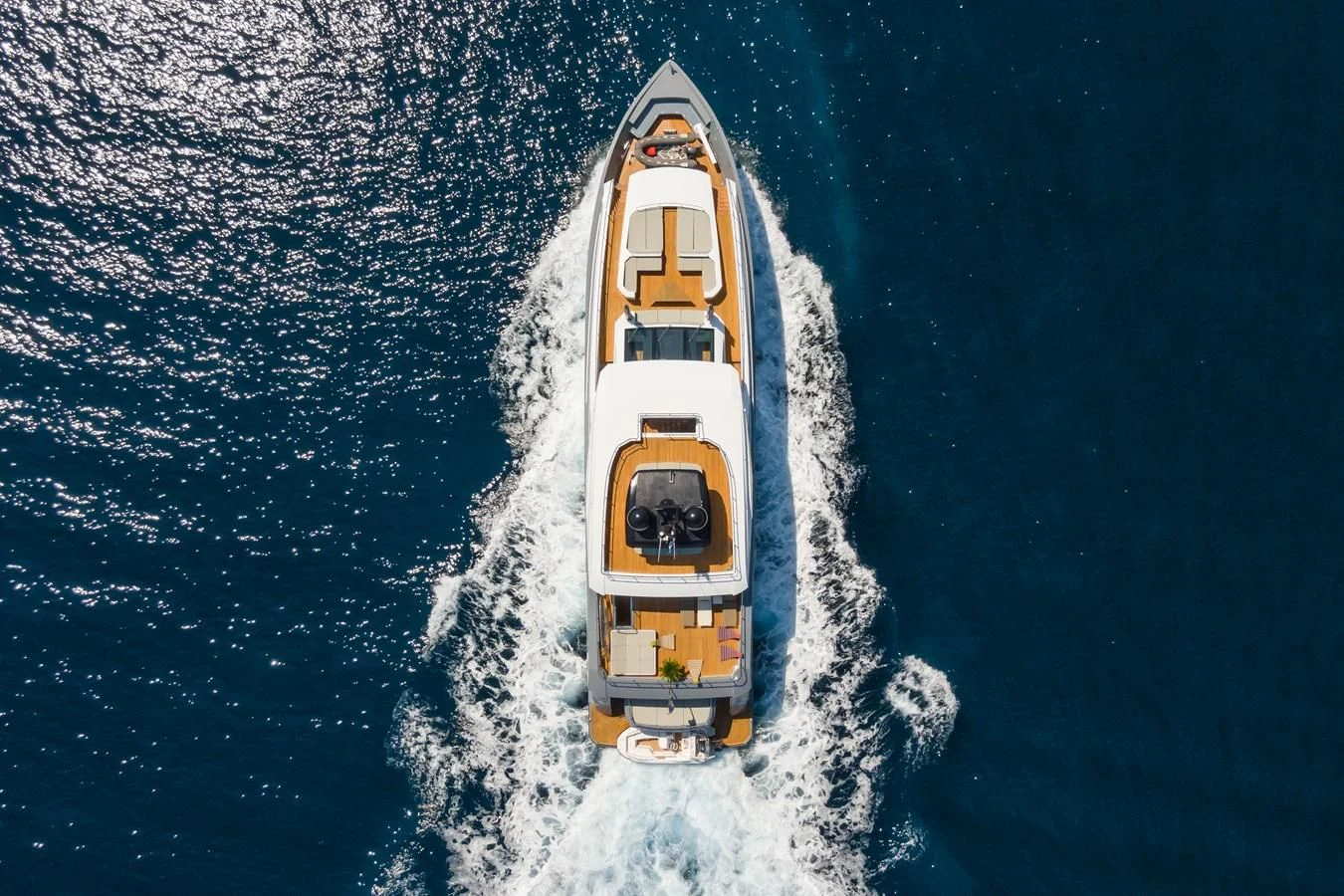 a boat in the water aboard LEONIDAS Yacht for Sale