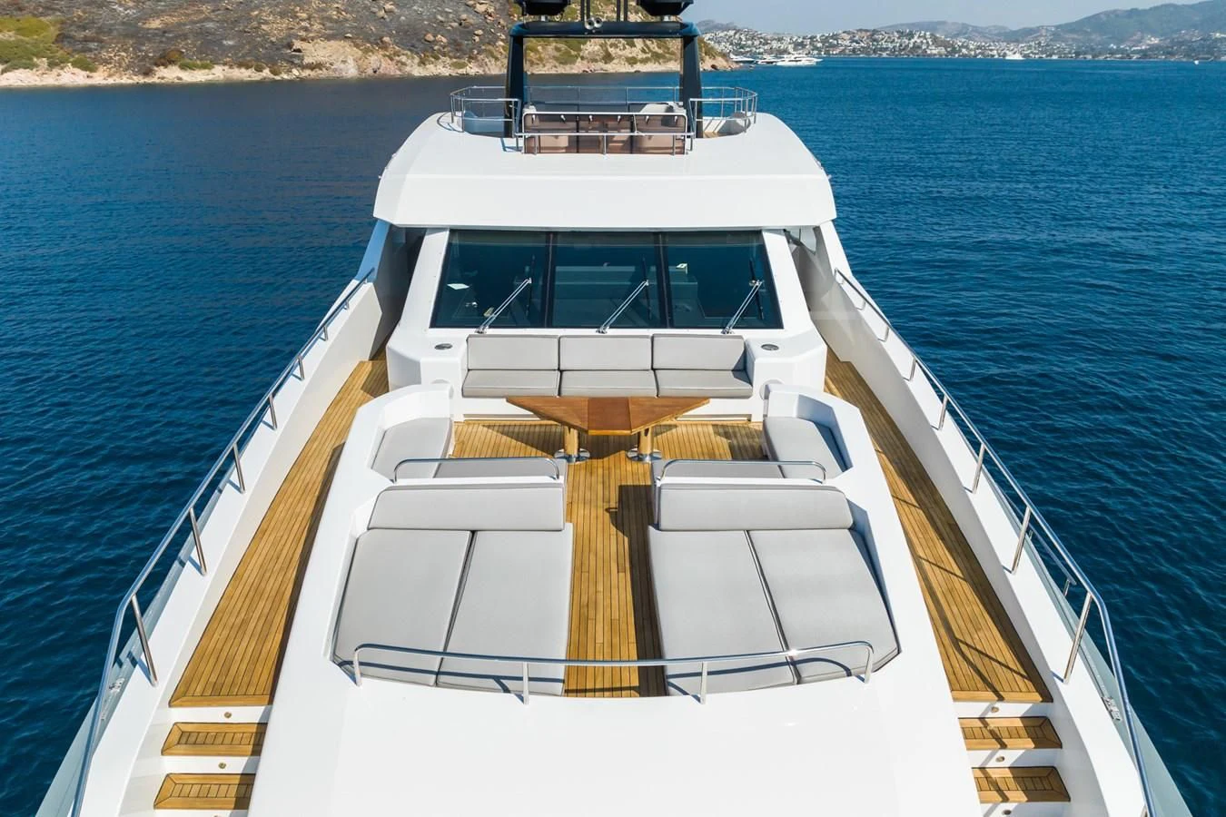 a boat on the water aboard LEONIDAS Yacht for Sale